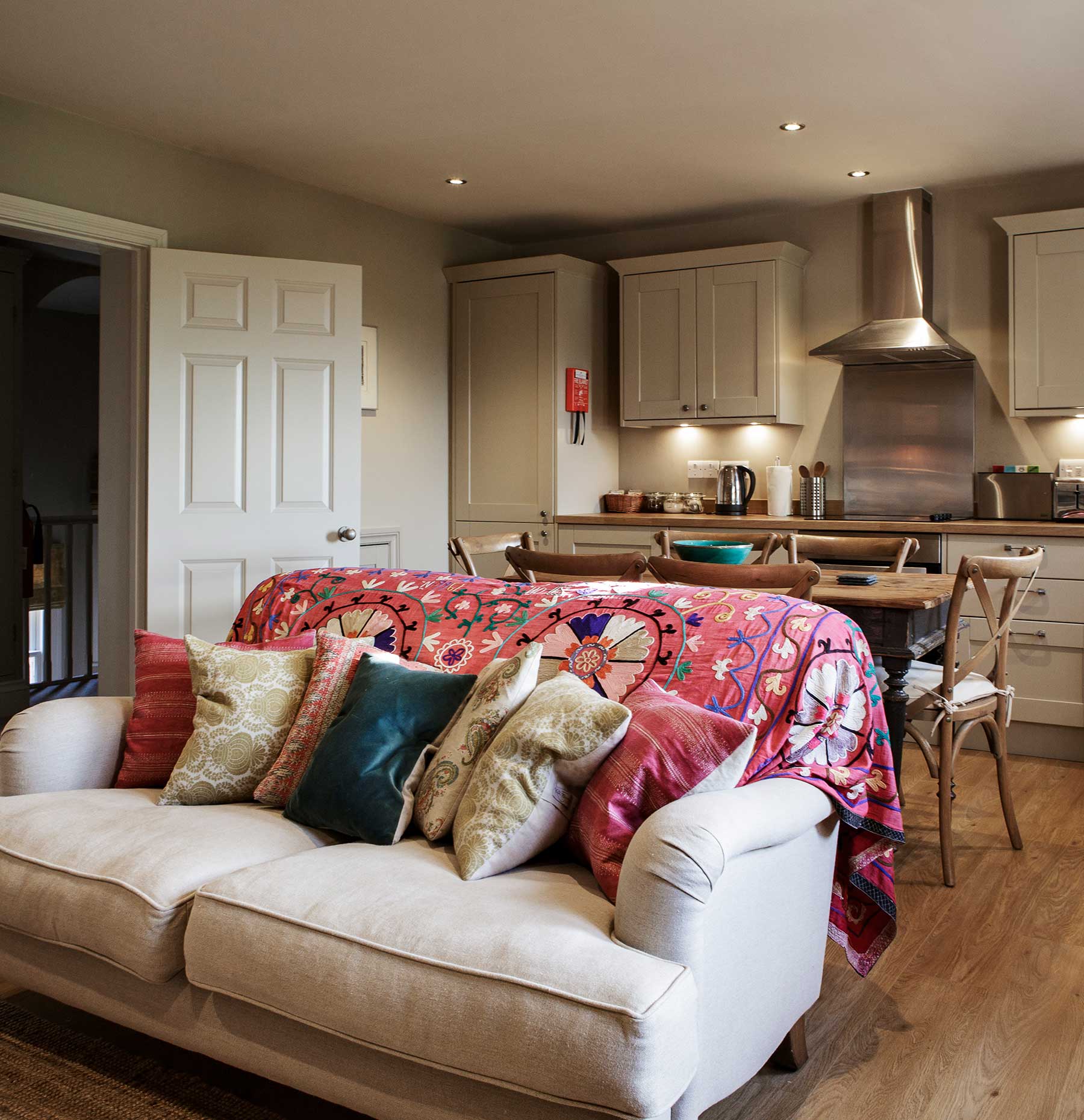 The Clock Tower open-plan living room