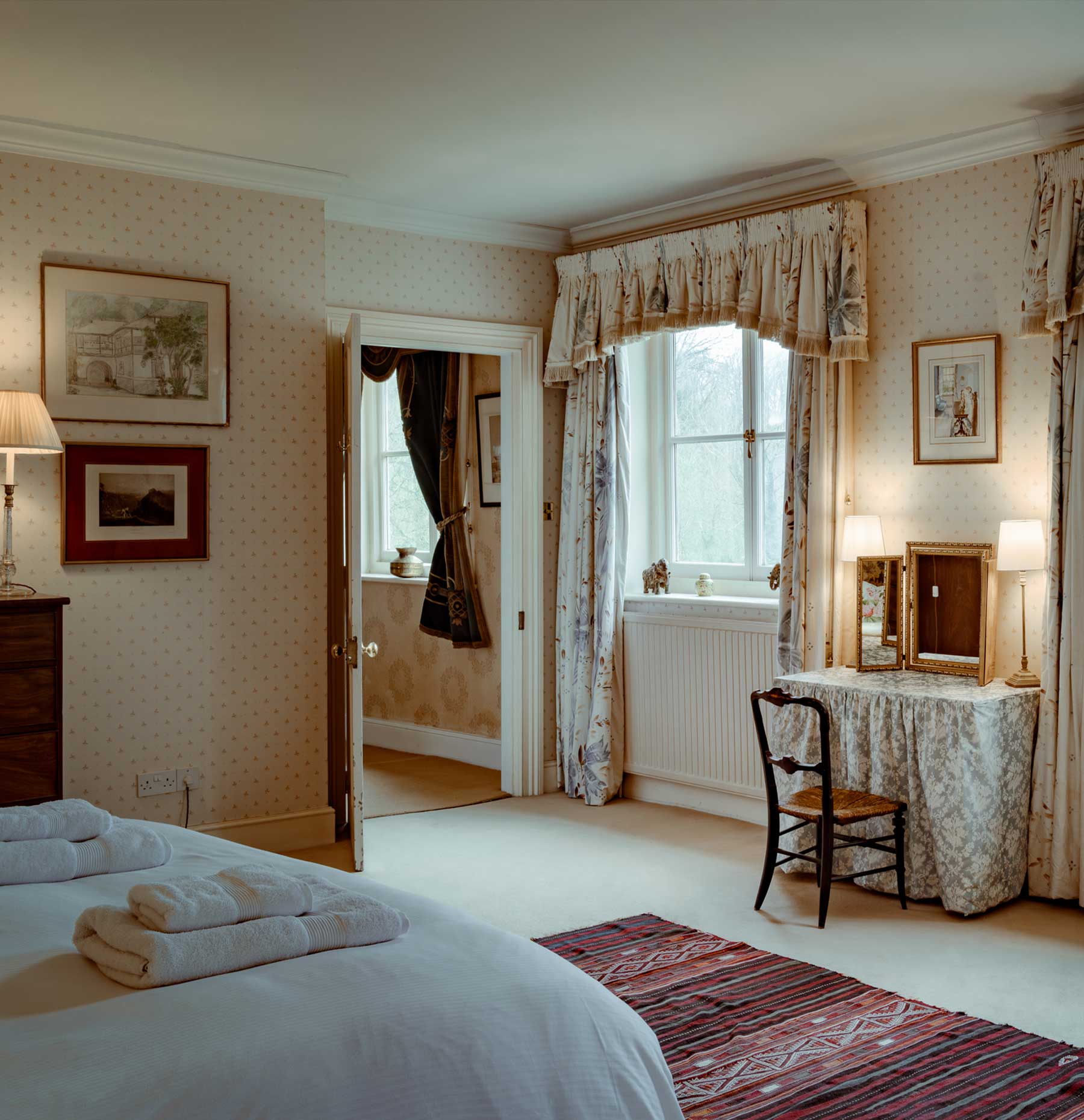 Bedroom at Abbotstone Farm House
