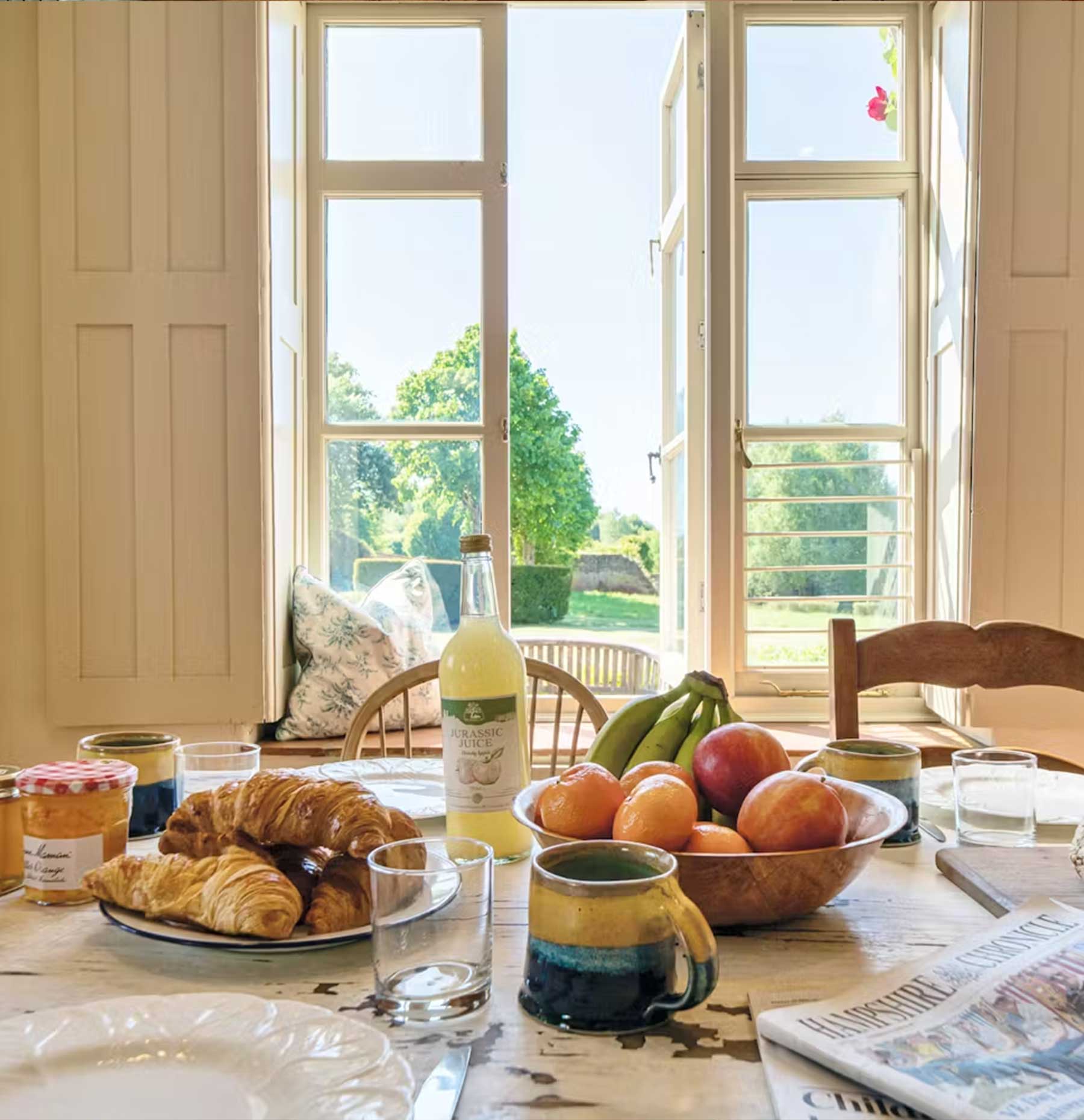 Breakfast at Abbotstone Farm House