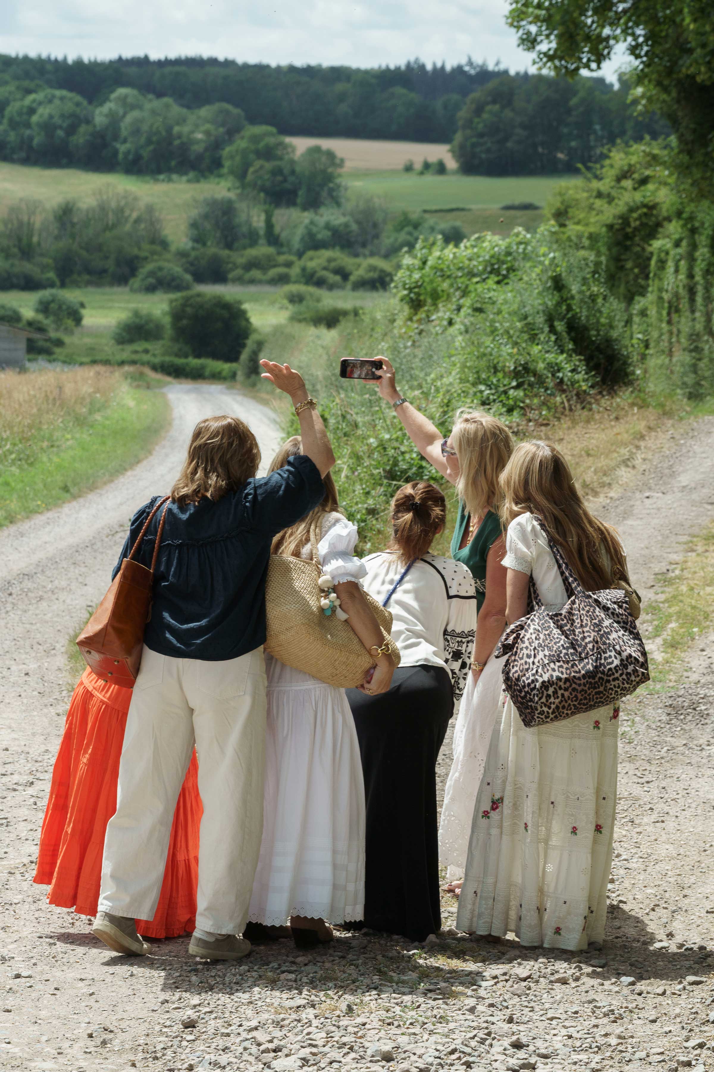 Taking a selfie