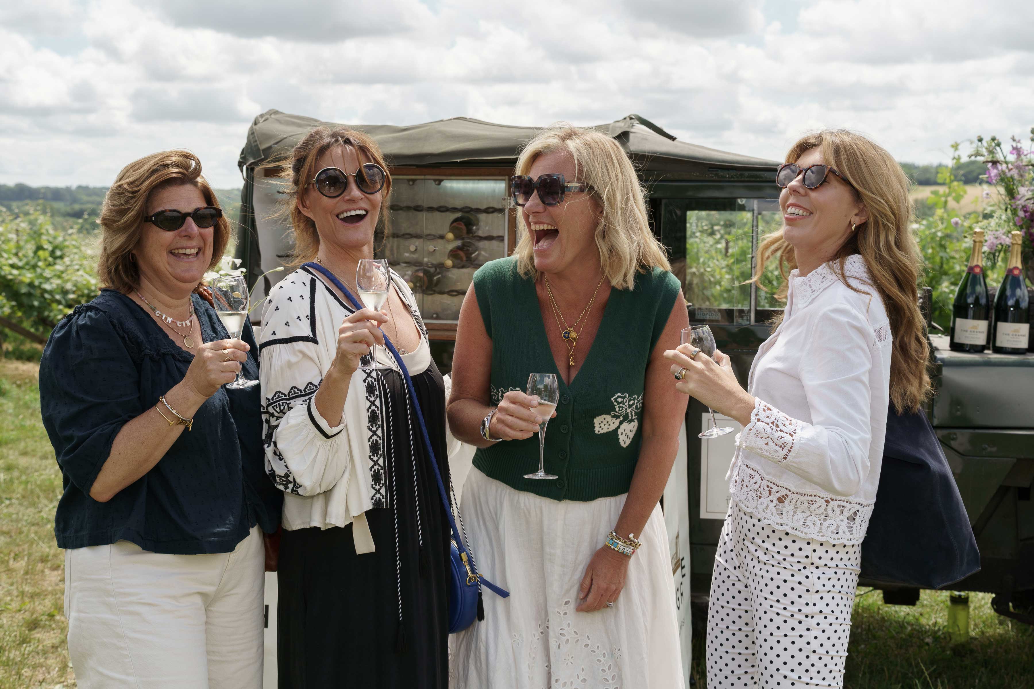 Tabitha and freinds laughing