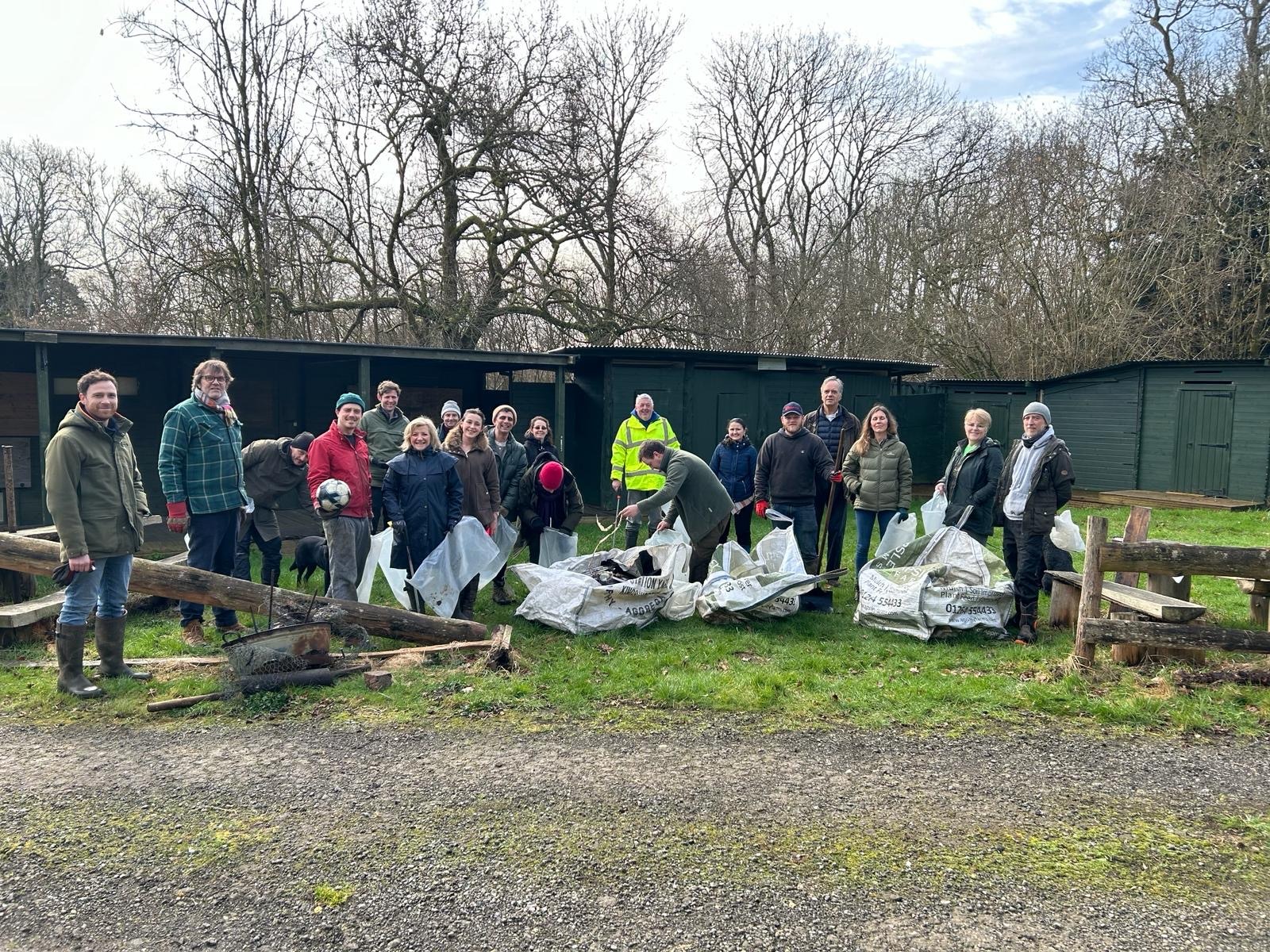 Team litter pick
